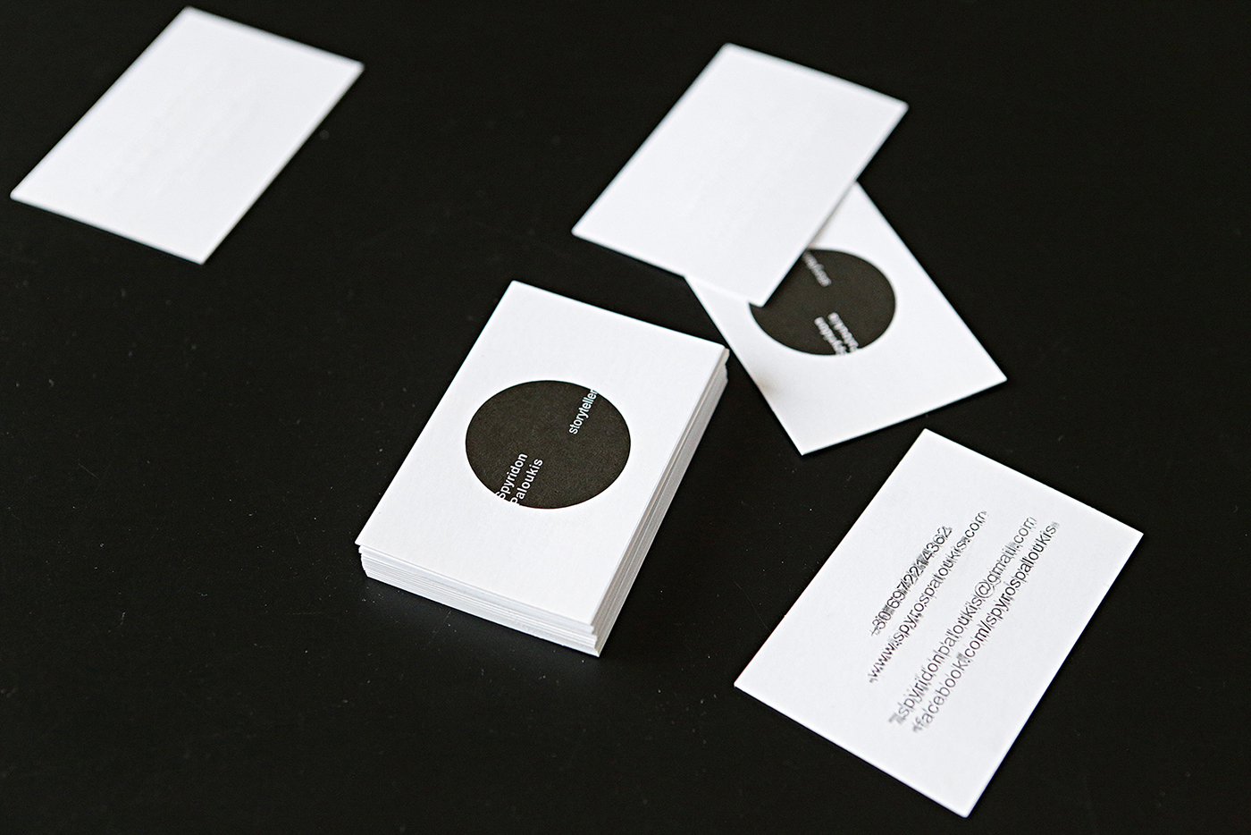 minimal storytelling   simplicity print business card