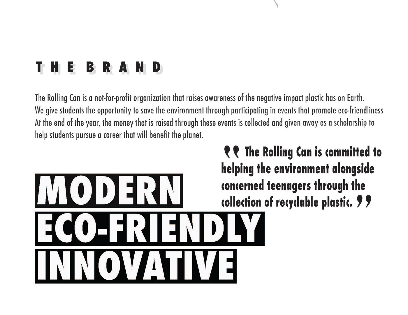 logo ILLUSTRATION  environment recycled company Branding Book