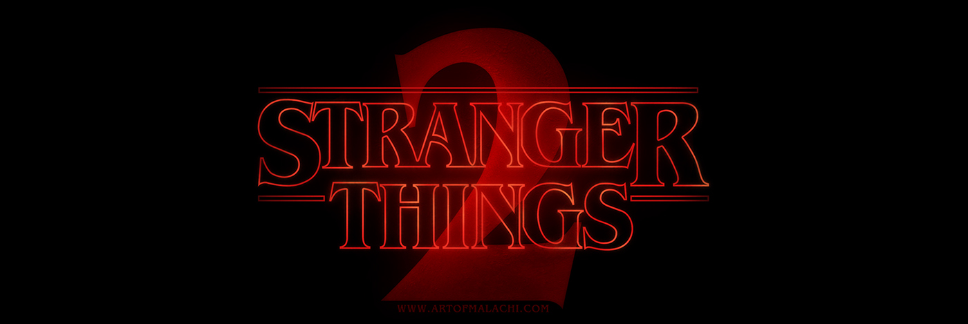 StrangerThings poster ILLUSTRATION  Retro 80s horror thriller Netflix alternative movie poster fanart