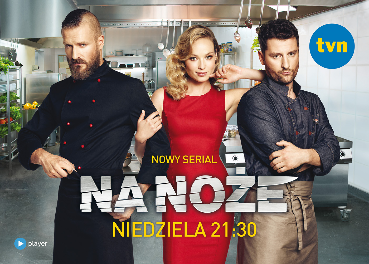 dotagency TVN stars tv series na noże knife kitchen fresh poster billboard