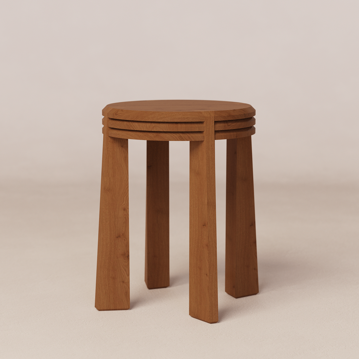 wooden seat furniture interior design  architecture Render design stool chair furniture design 