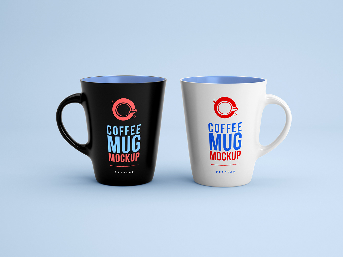 Mug  cup branding  typography   photorealistic creative Flying black design