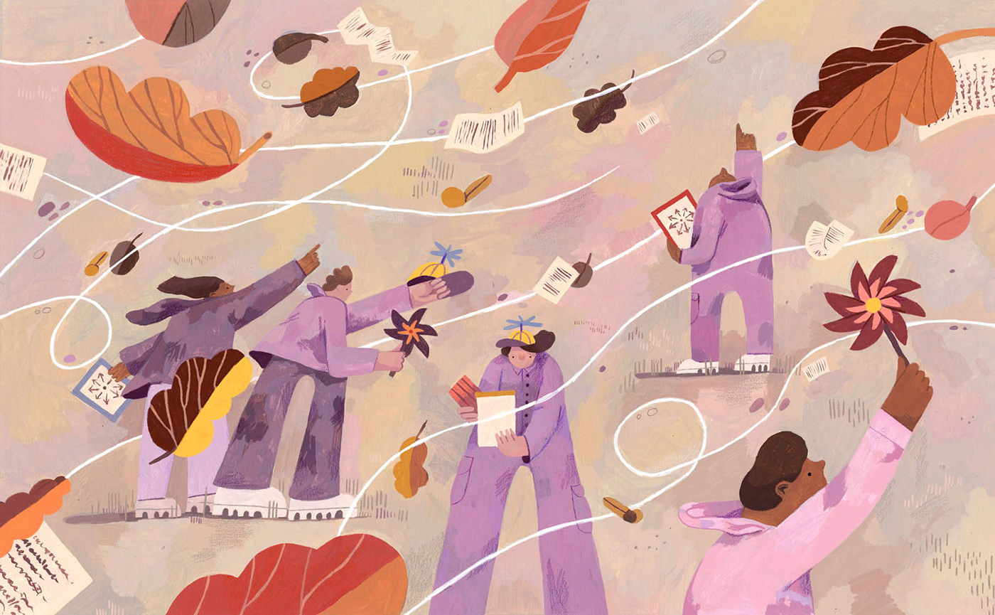 article autumn editorial Editorial Illustration Fall financial Investment magazine Outdoor wind