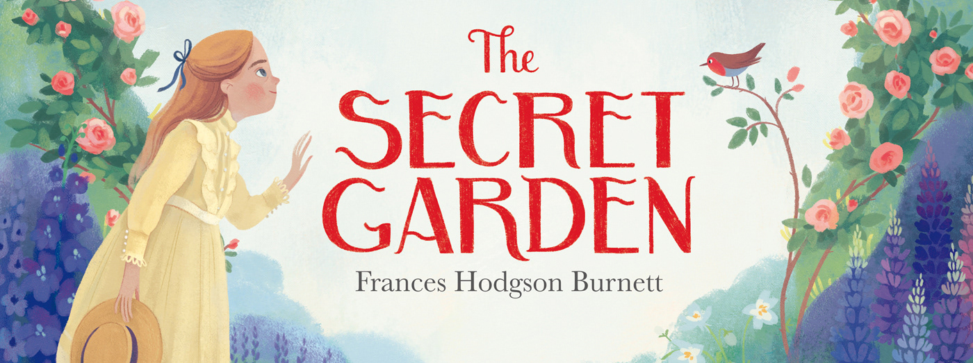 book cover books children's illustration childrensbook Picture book secretgarden The Secret Garden