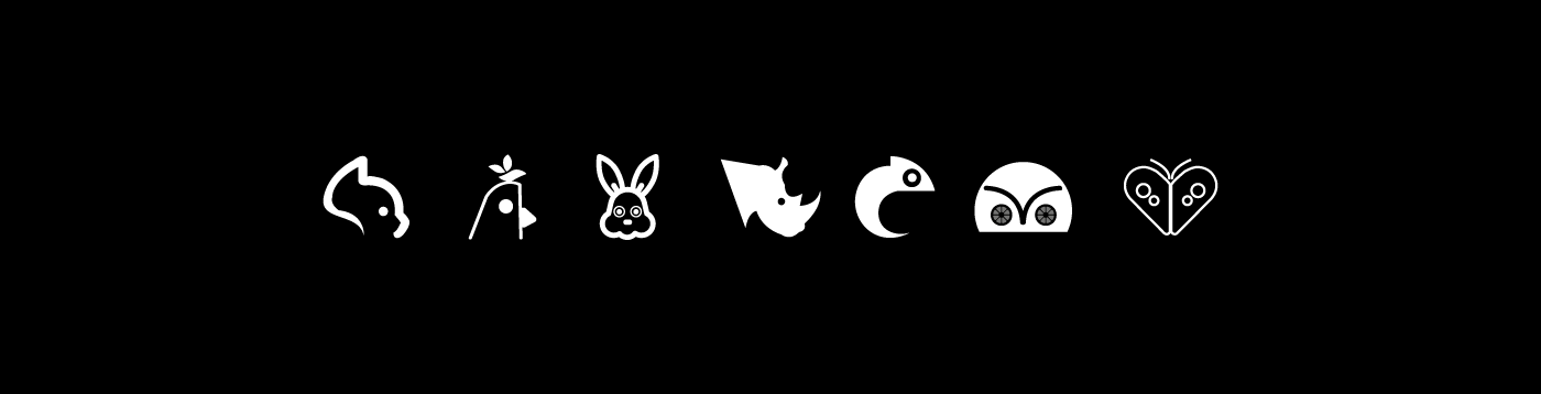 animals branding  design Icon Illustrator logo Merge photoshop Summarization visual identity