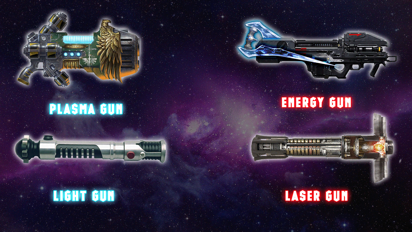 lightsaber laser Gun neon Render 3D Screenshots Post Production