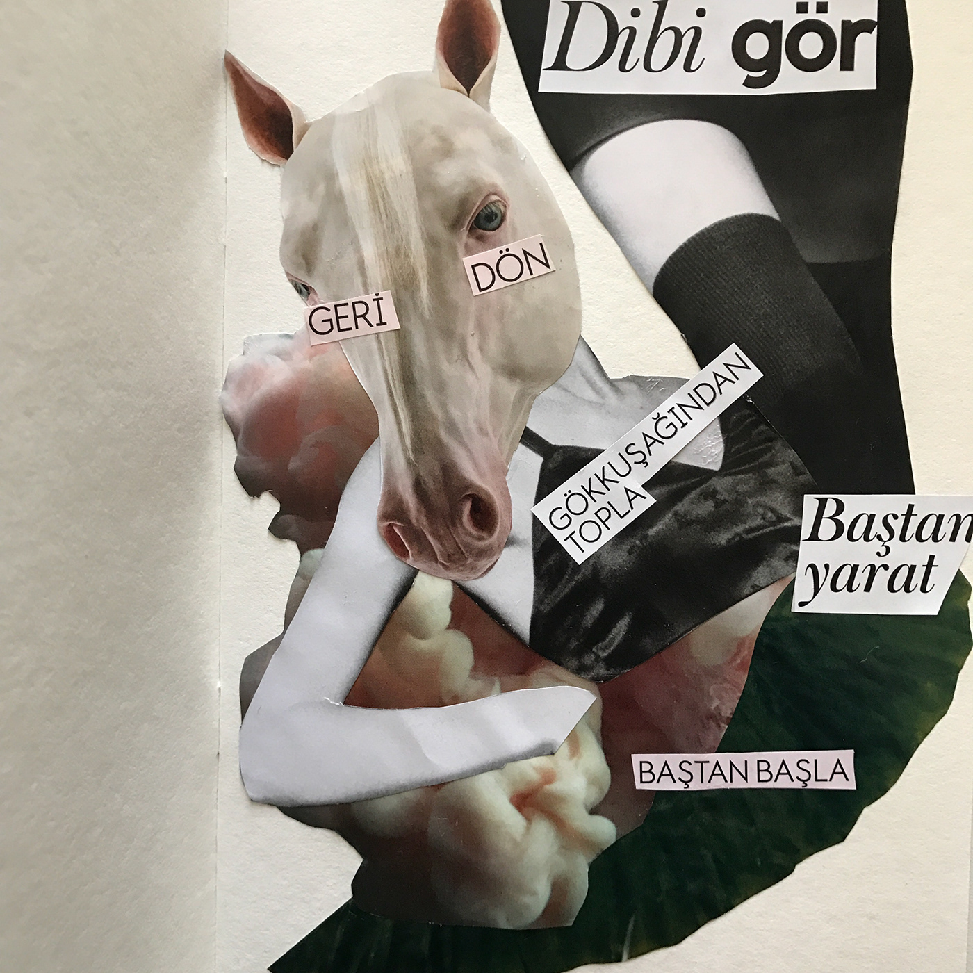 kolaj cut up Wim Wenders collage Collage art work art art work
