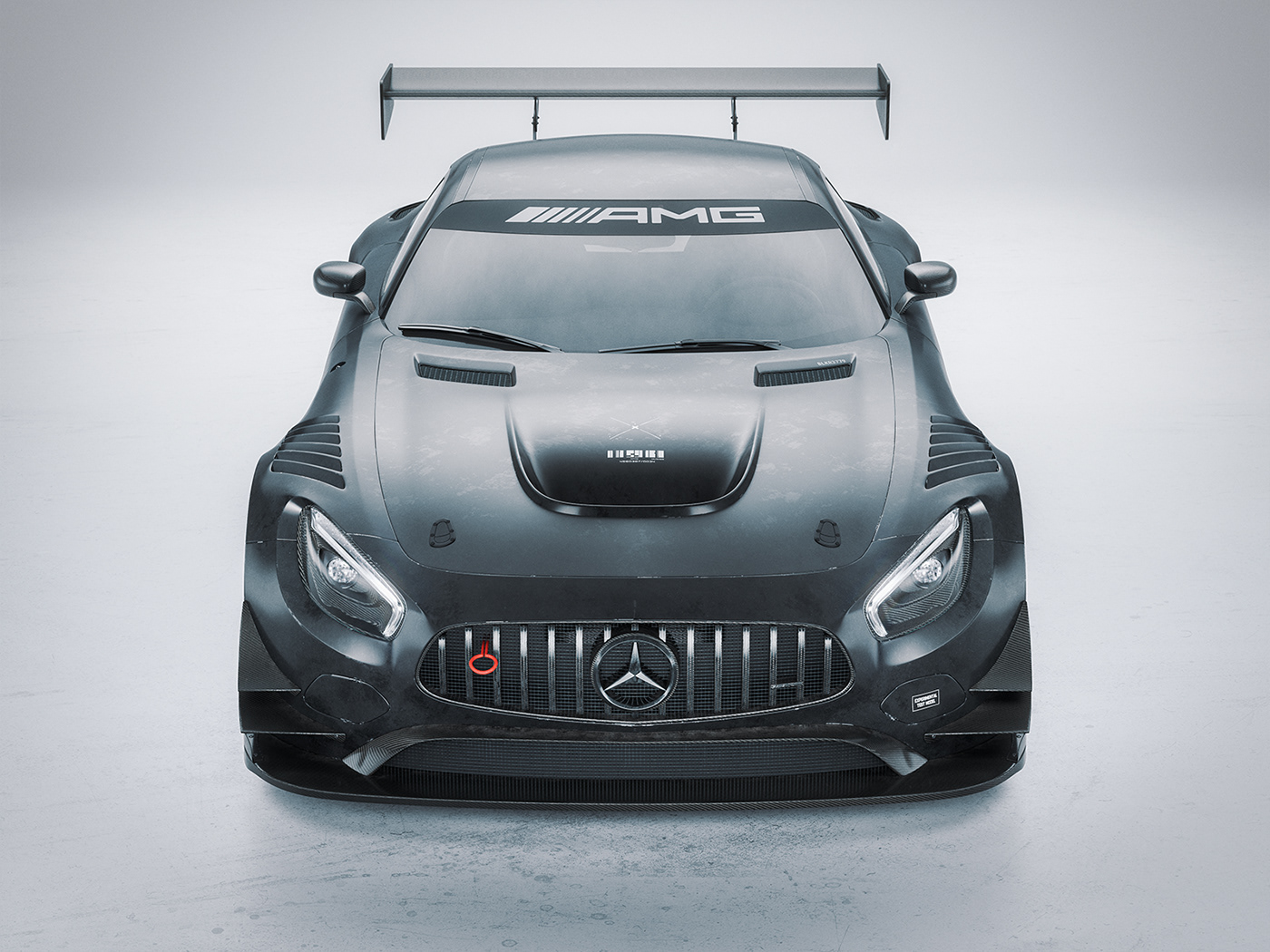 AMG automotive   GT3 mercedes PETRONAS photorealistic vray