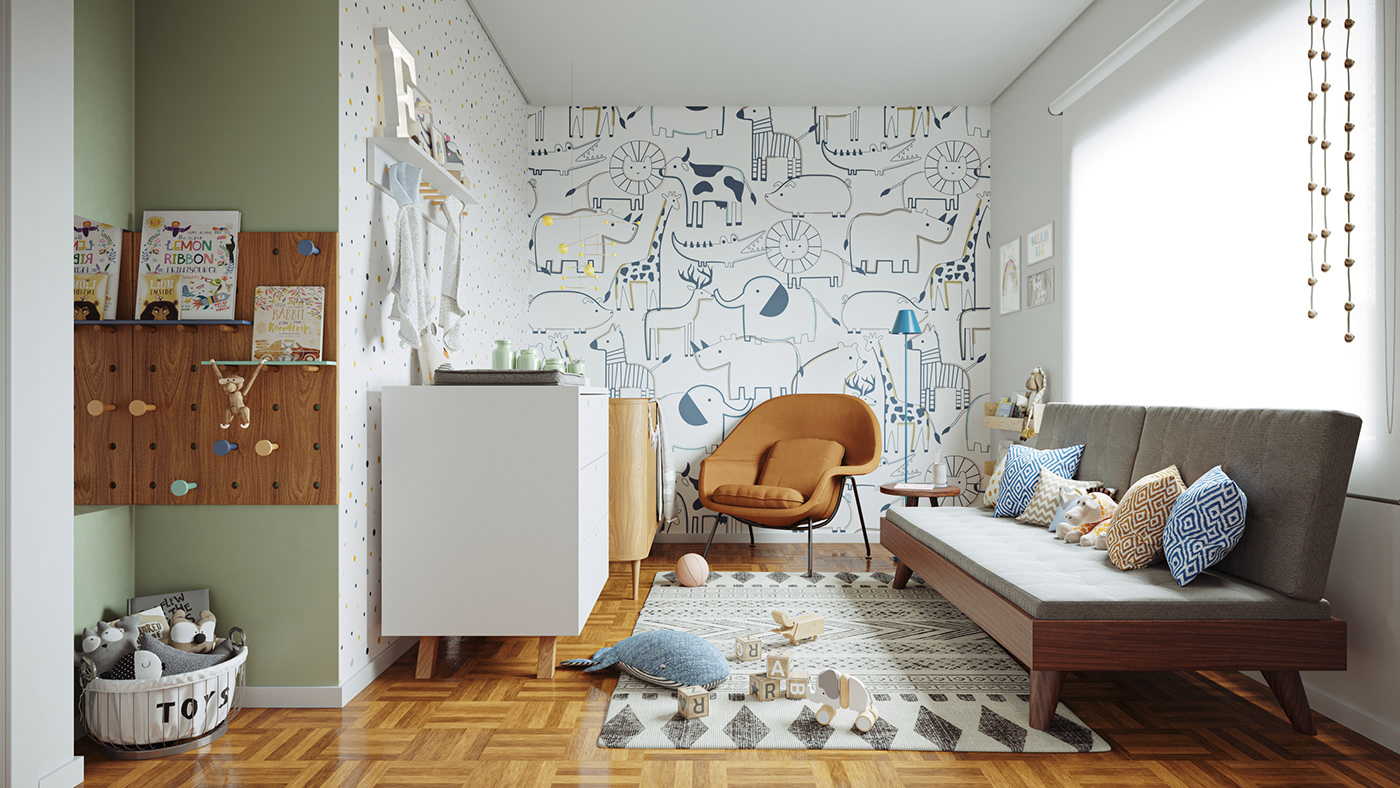 ARQUITETURA bedroom contemporary cozy criança kidsroom Quarto