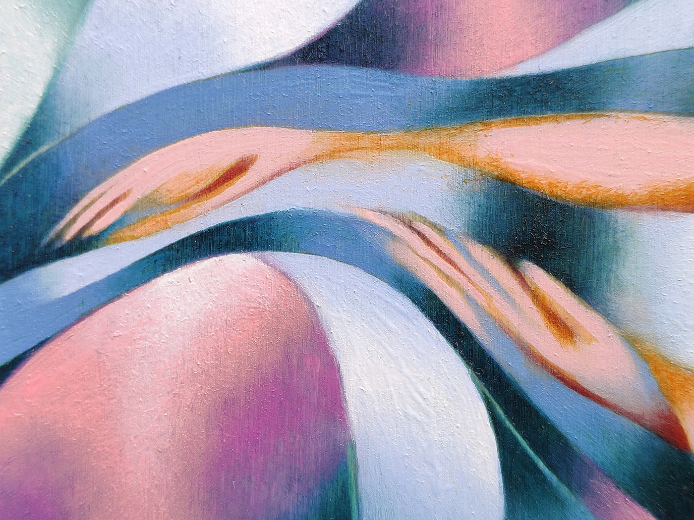 painting   art artwork swimmers waves water curves swimming Ocean mermaid