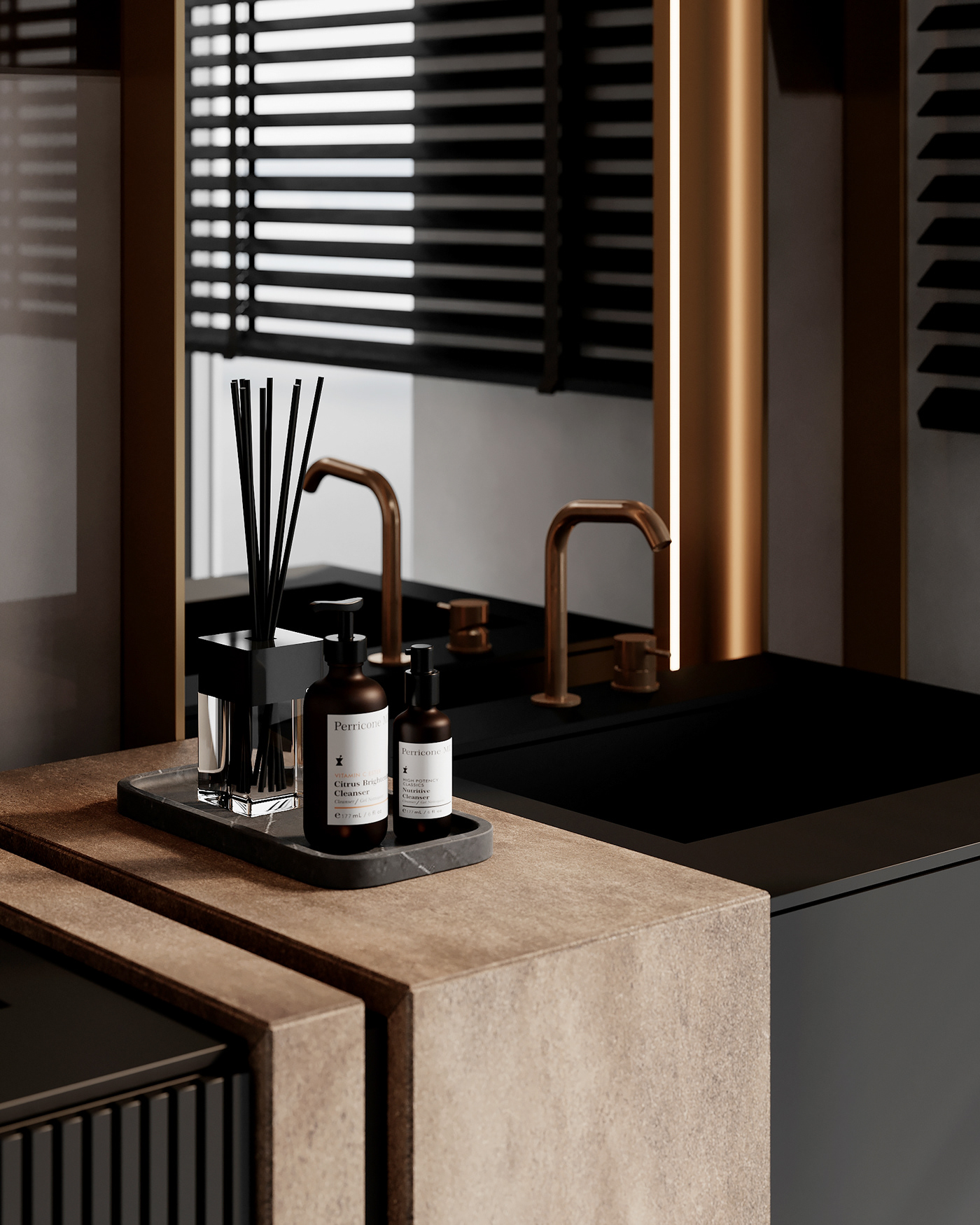 Interior interiordesign bathroom visualization Render archviz modern 3ds max CGI MASTERBATHROOM
