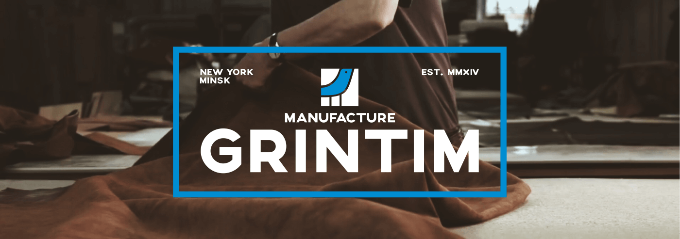 grintim belarus minsk manufacture bird blue bird New York wood furniture identity logo