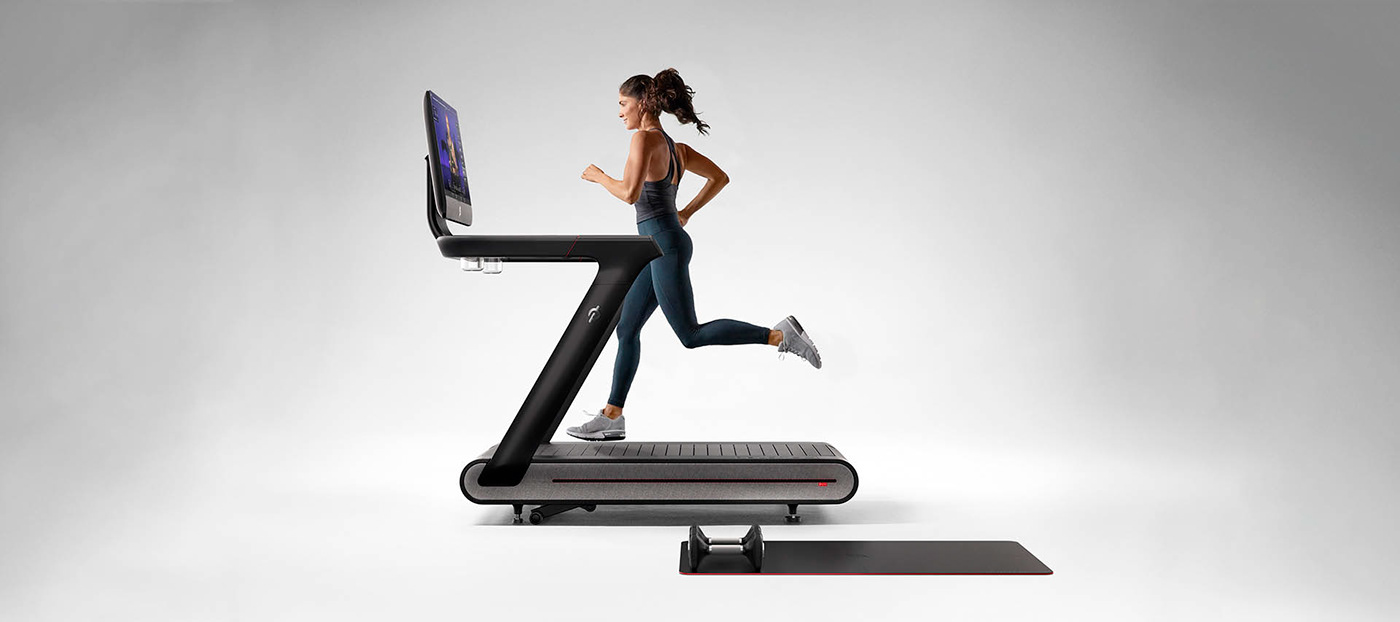 peloton exercise Treadmill rendering CGI visualization product Render marketing  