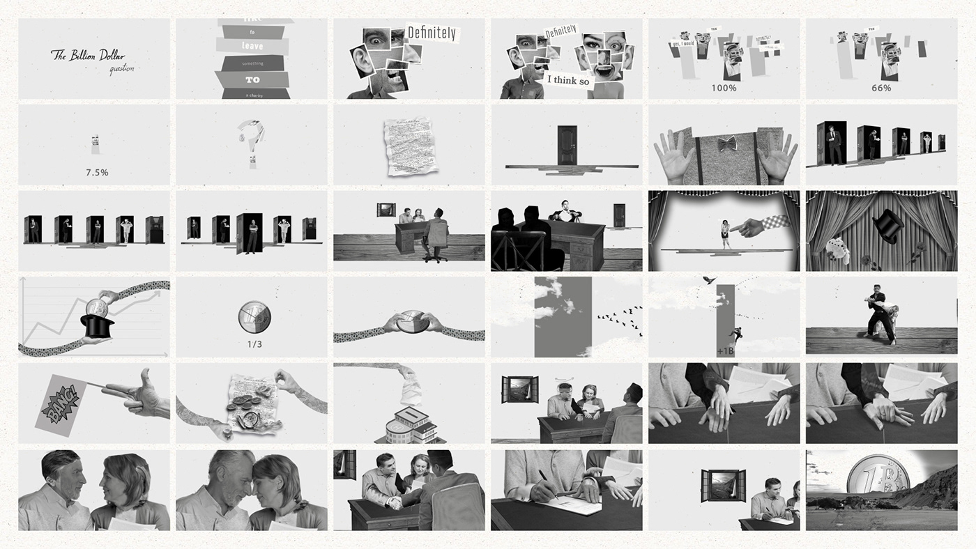 studio pigeon social campaign Advertising  textures photographic footage collage infographic animation studio vintage Retro