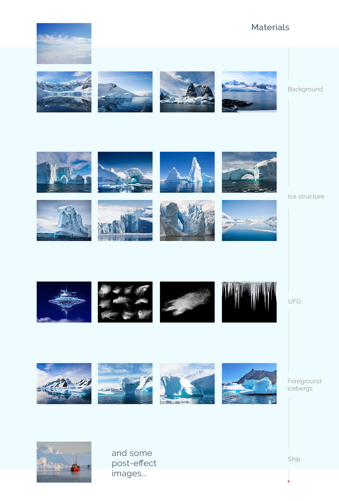 Advertising  Digital Art  ice ILLUSTRATION  Landscape location retouching  snow UFO visual