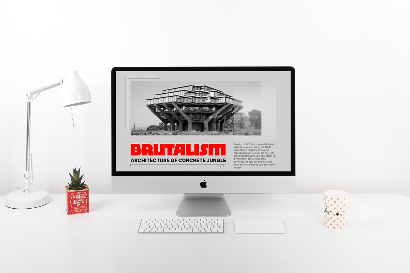 arhitecture Article Design Brutalism concept Figma long read magazine media typography   Web Design 