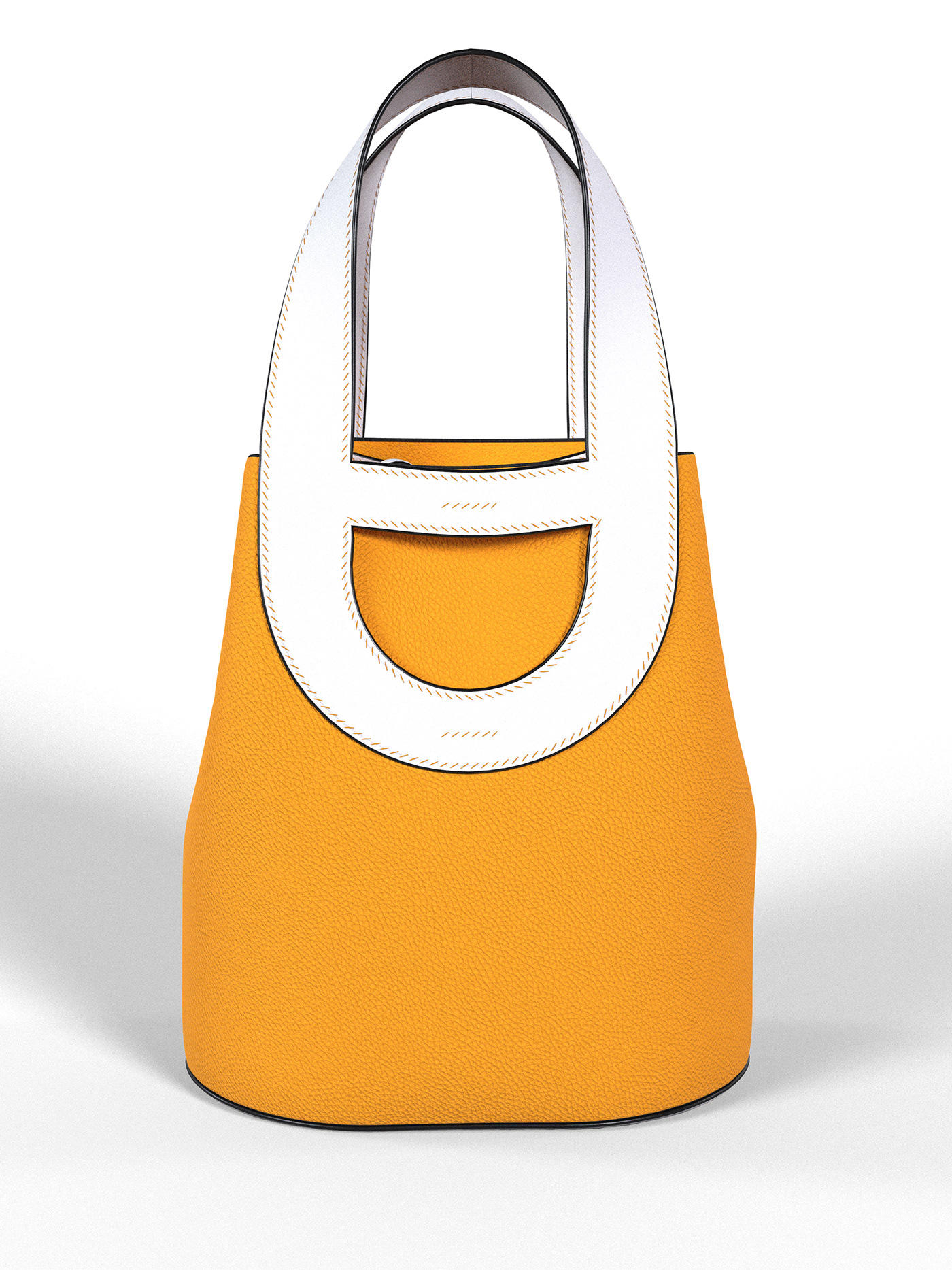 Accessory leather handmade bag design Clo3d fashion design