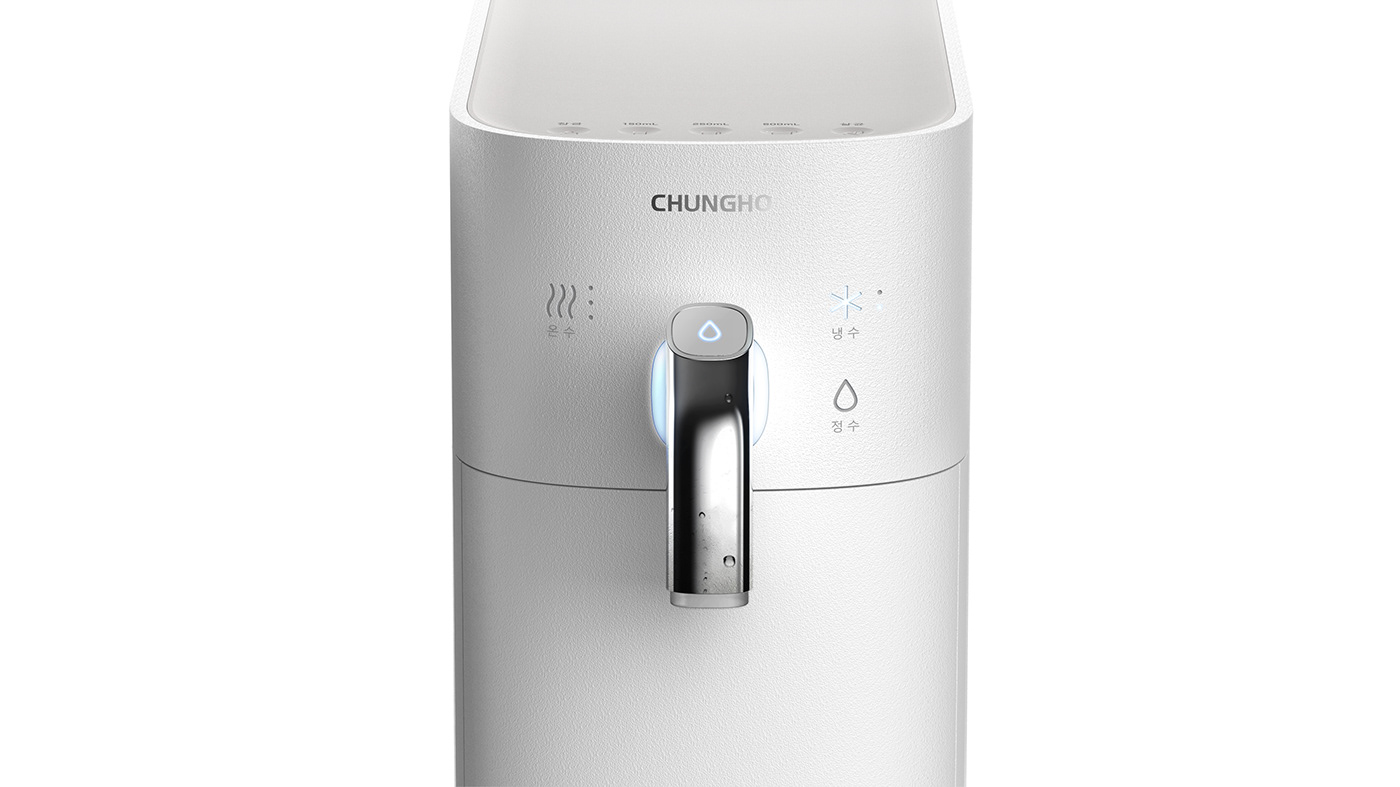 water water purifier product design White purifier CHUNGHO filter ux brand