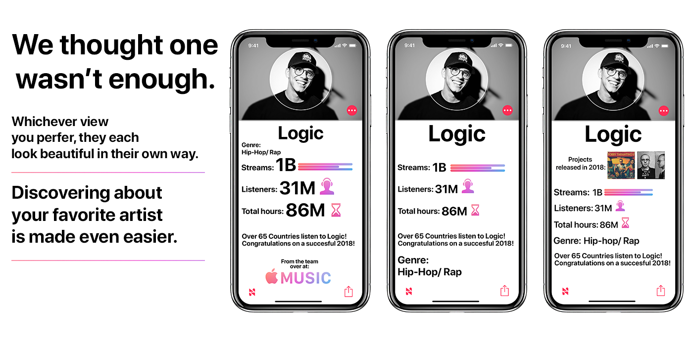 apple Apple Music concepts ios 12 NovvaaDesigns colorful gradients tech iphone