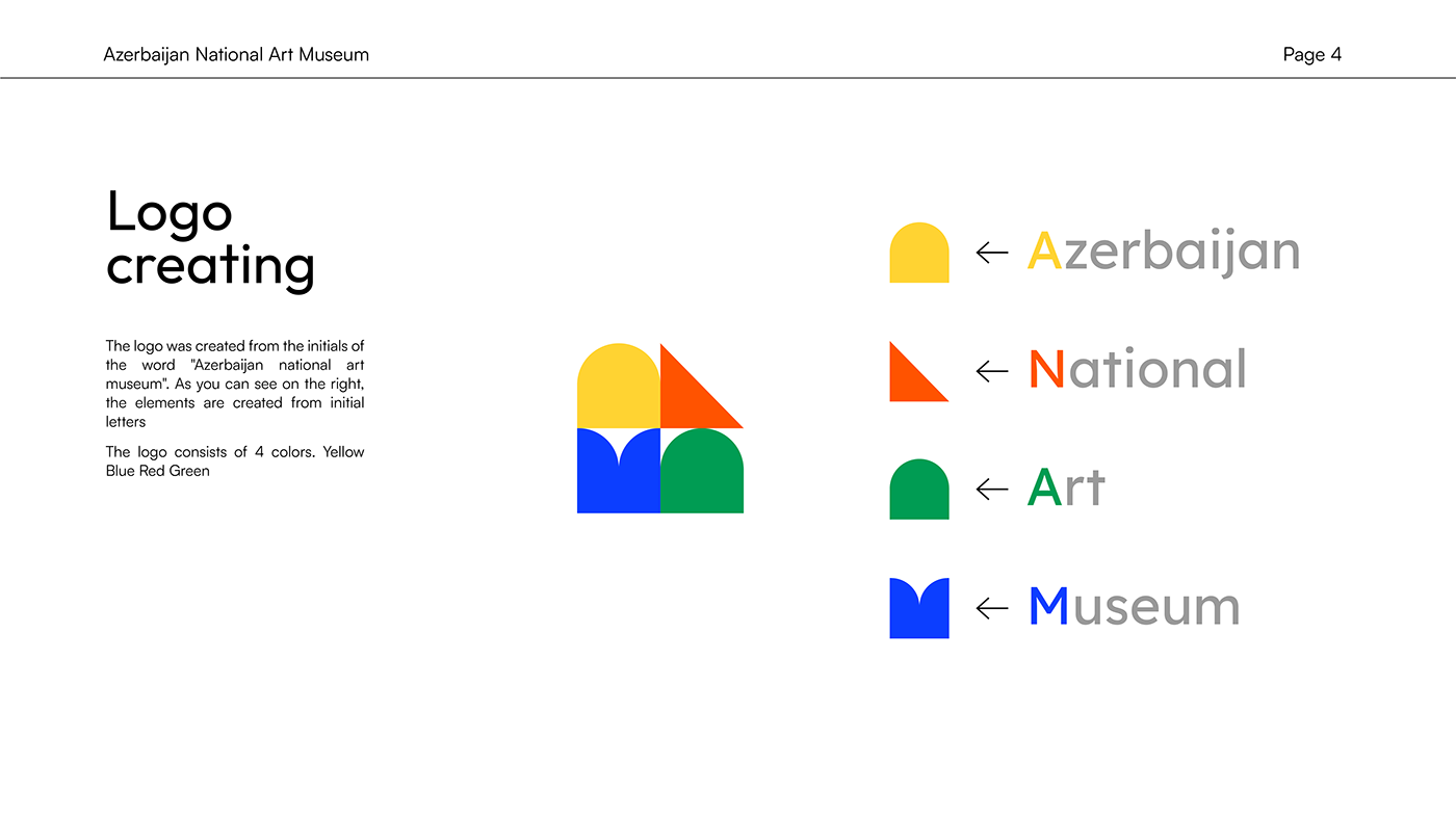 branding  museum brand identity azerbaijan artwork design Brand Design brandbook rebranding Logo Design