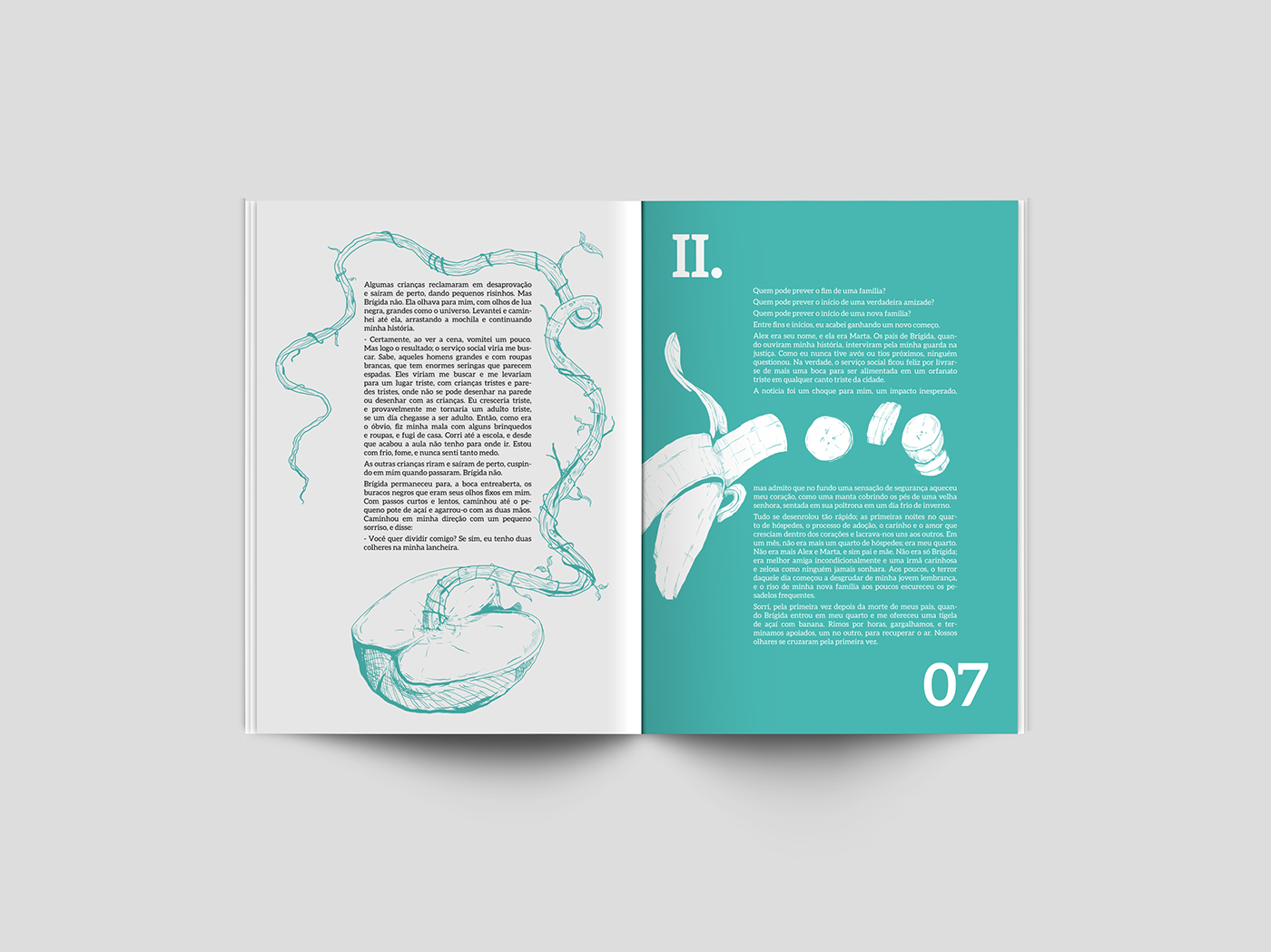 editorial design ILLUSTRATION  magazine book Project graphic typography   tale Layout