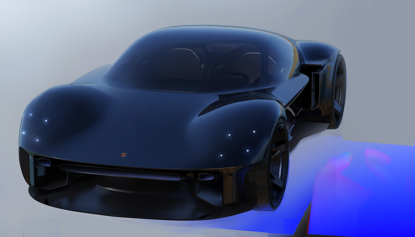 art Automotive design car design concept design ILLUSTRATION  internship Porsche portfolio sketch