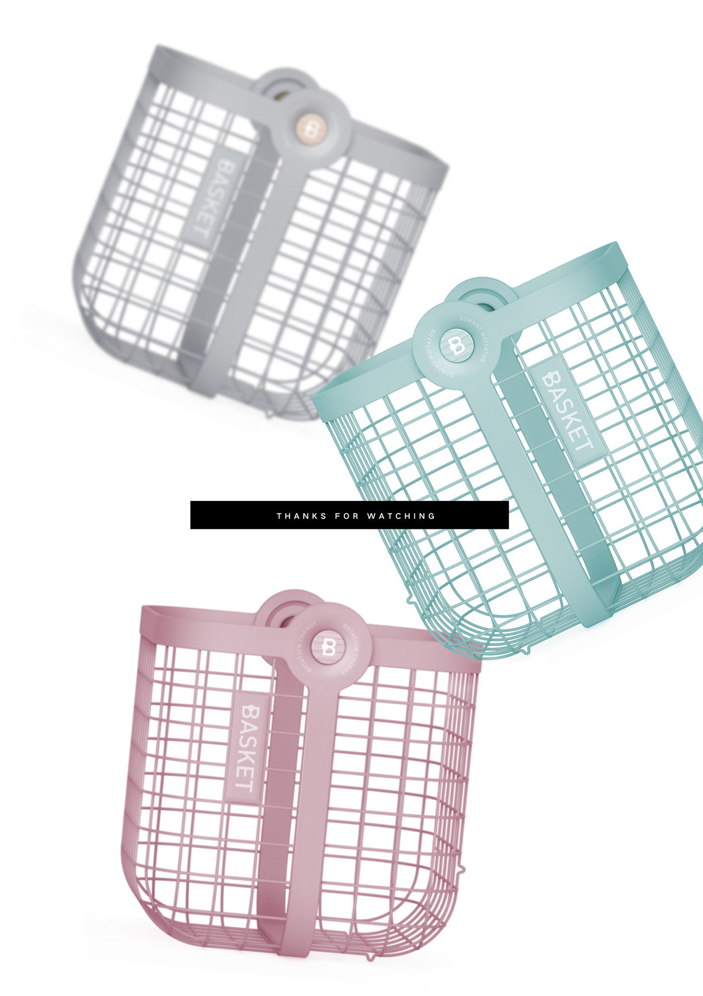 basket Receive and receive HOME FURNISHING life convenient practical Pleasantly surprised product design 