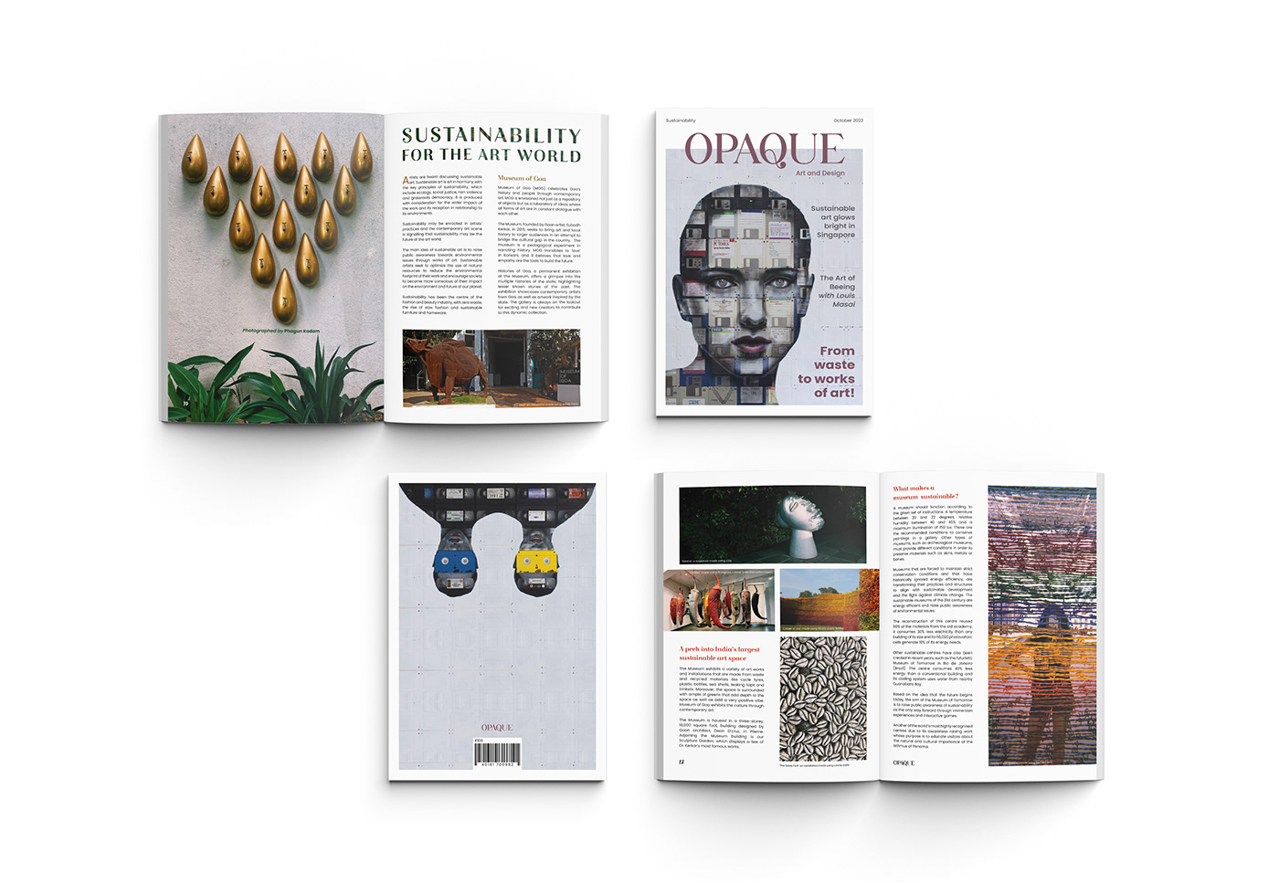 Advertising  art editorial graphic design  magazine Photography  publication Sustainability typography   editorial design 