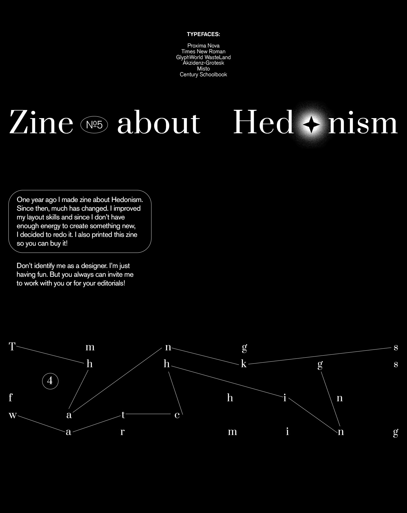 book graphic design  Layout typography   Zine 