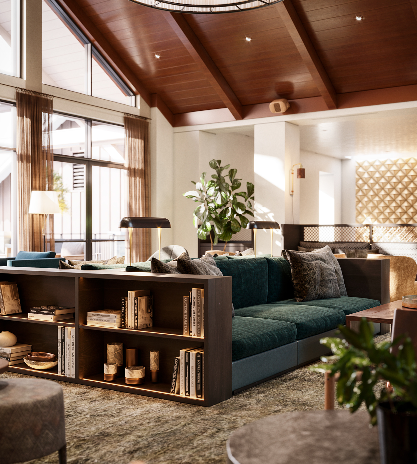 library lounge Interior interiordesign Hospitality hotels