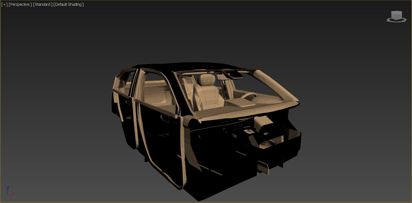 3D automotive   Automotive interior modeling