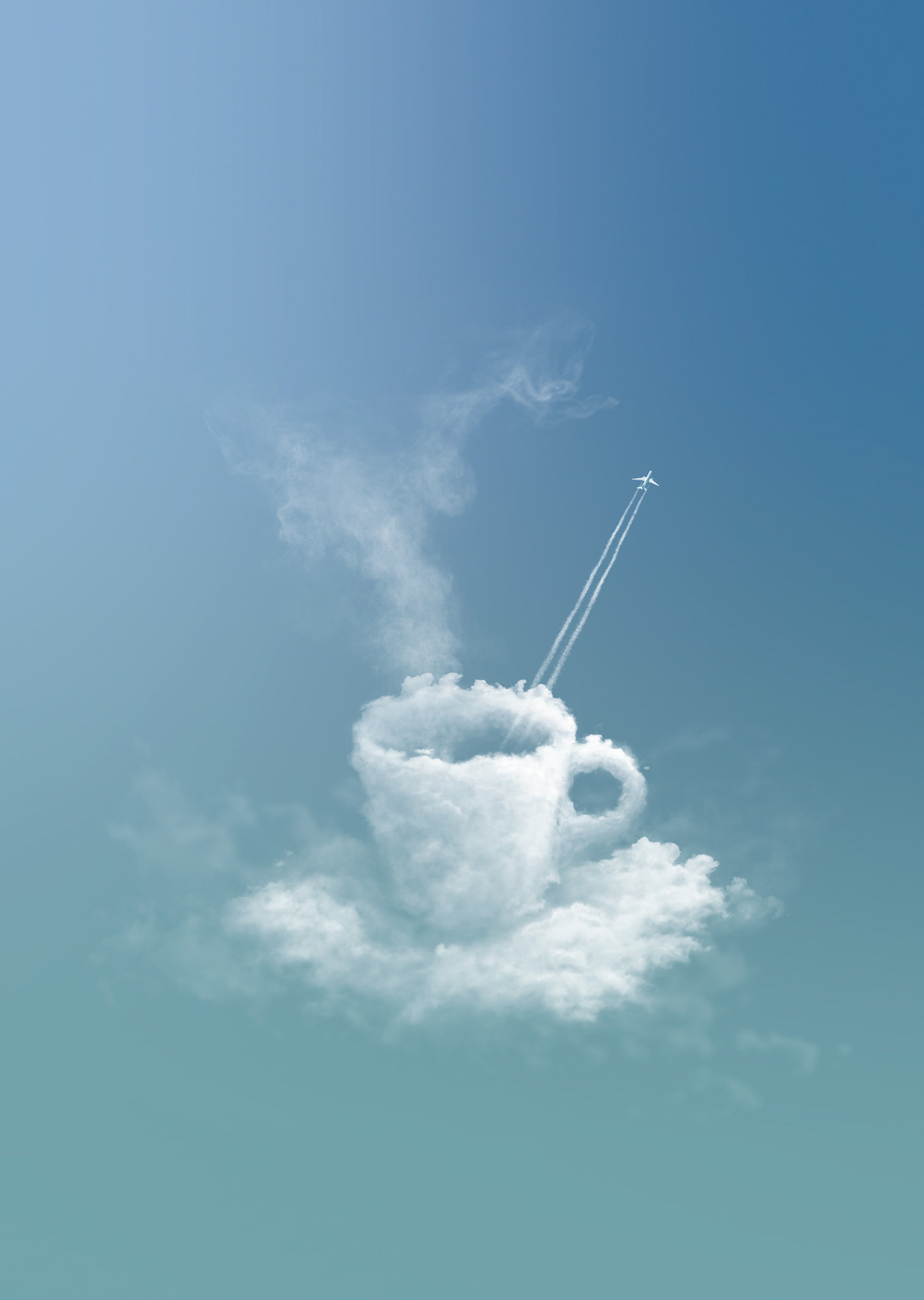 Post Prod modo rendering DDB airport CGI clouds SKY air flight Airbus toulouse Blagnac
