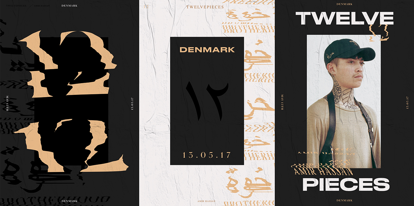 poster Glitch Experimentation Typographie Neutral Fashion  design danemark denmark