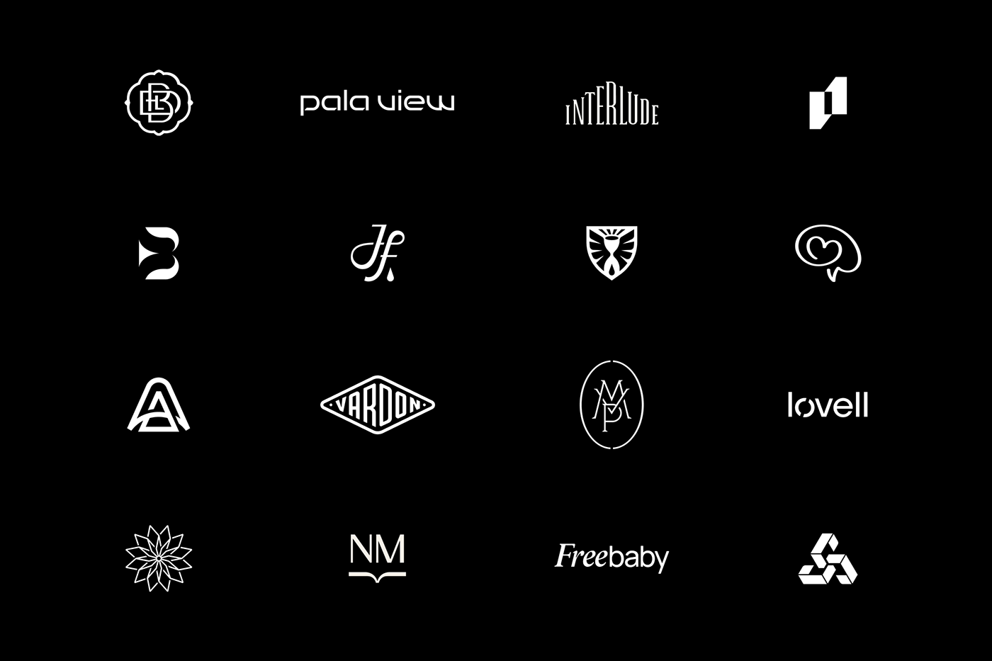 logo identity visual identity logofolio branding  symbol brand Collection logos graphic design 