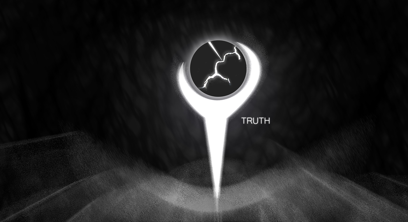 light and darkness right Wrong truth lie dream hate ego