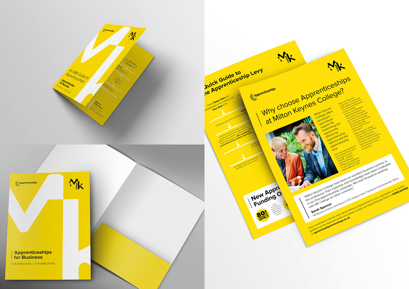 Apprenticeships branding  college design