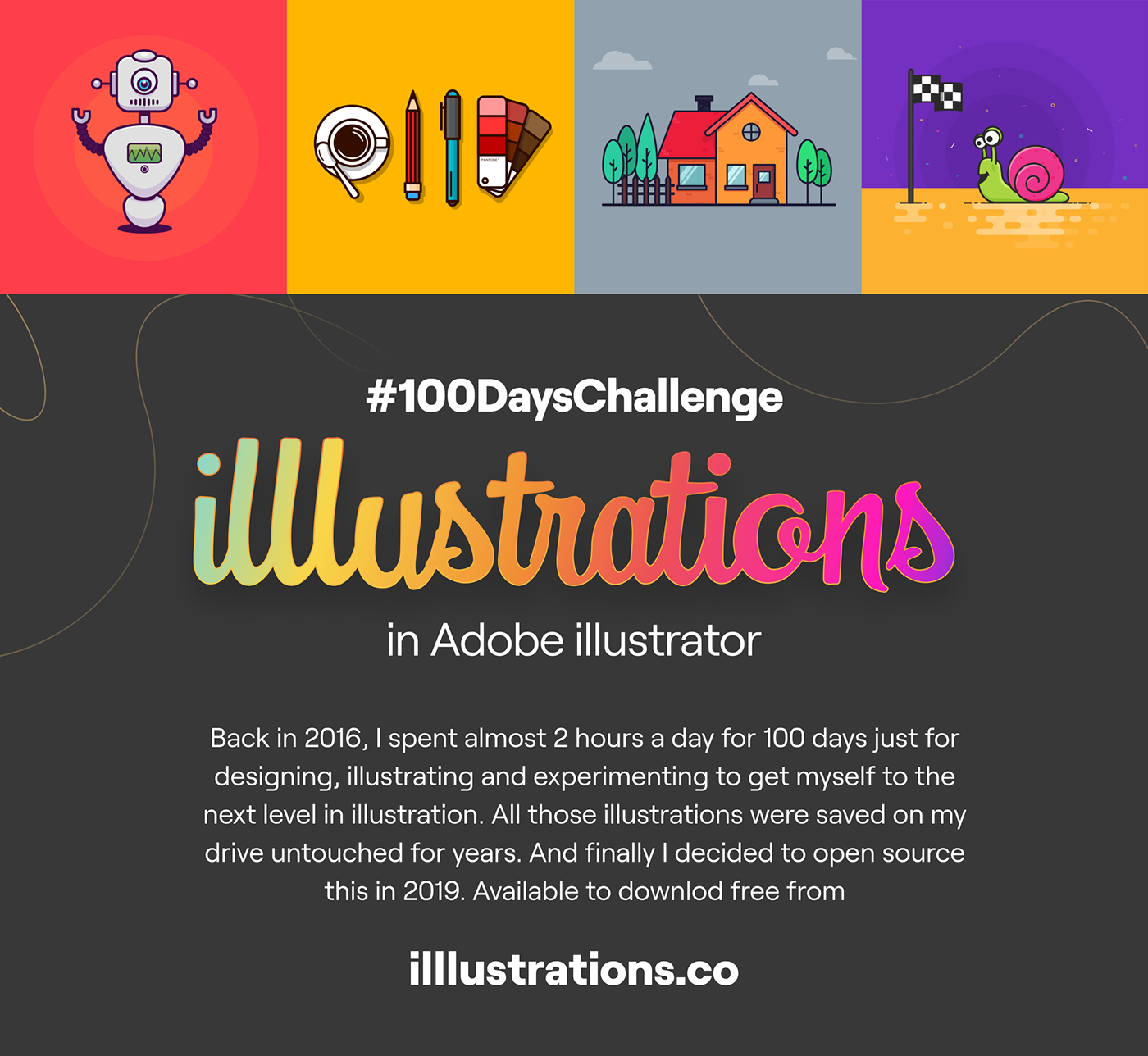 100dayschallange art challange Character design  free Illustrations graphic design  ILLUSTRATION  illustrations open source