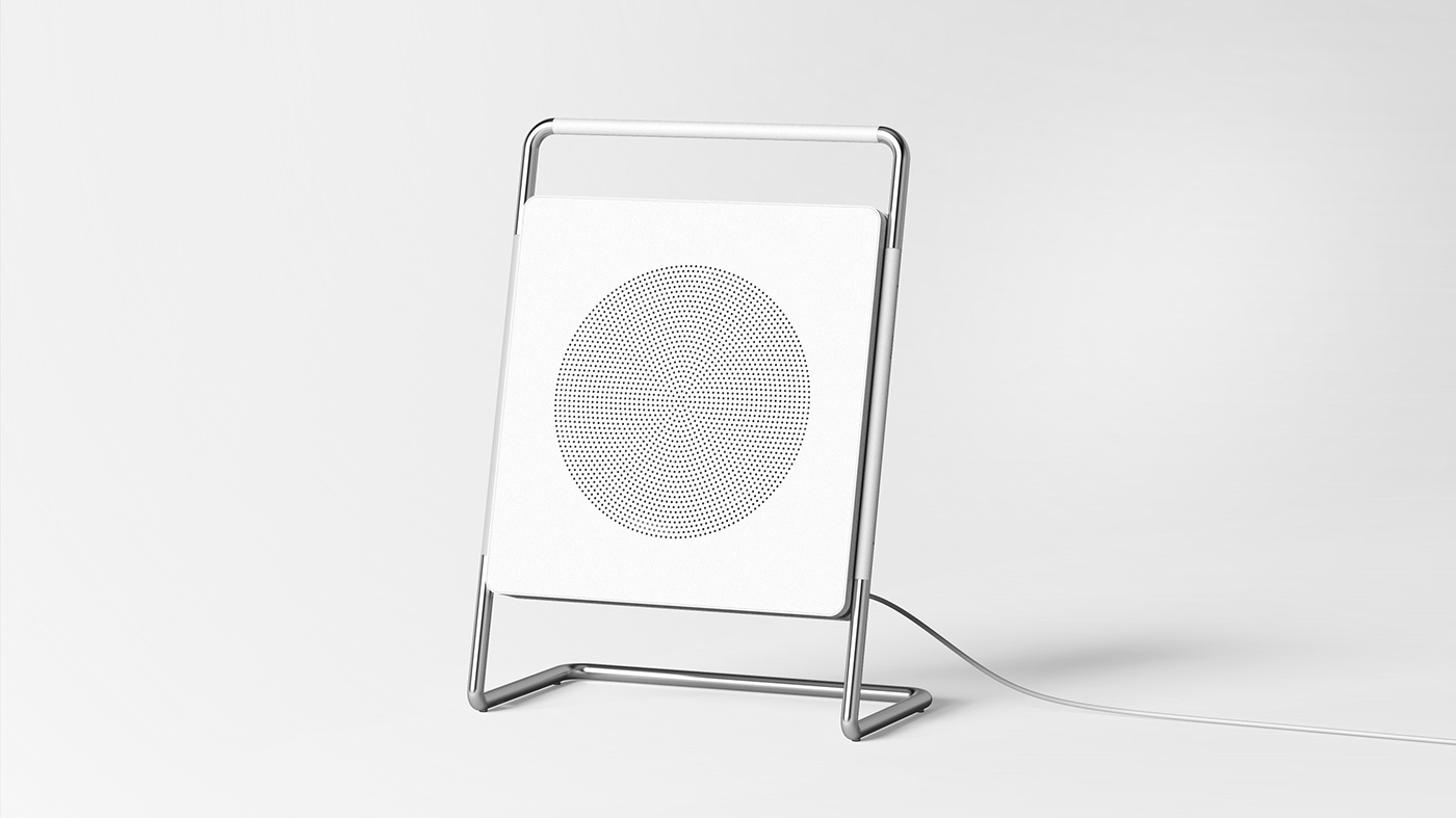 design product design  white product detail Interior Industrial Deisng potfoilo canvas art speaker