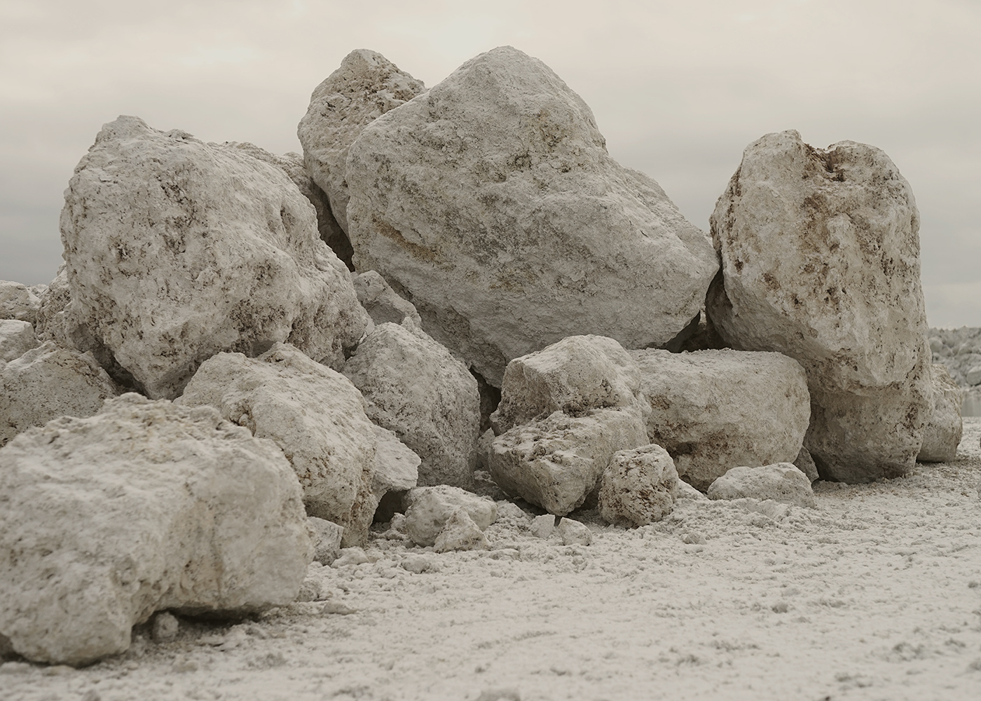 lunar Space  planet rock Landscape eerie desolate FINEART limestone quarry