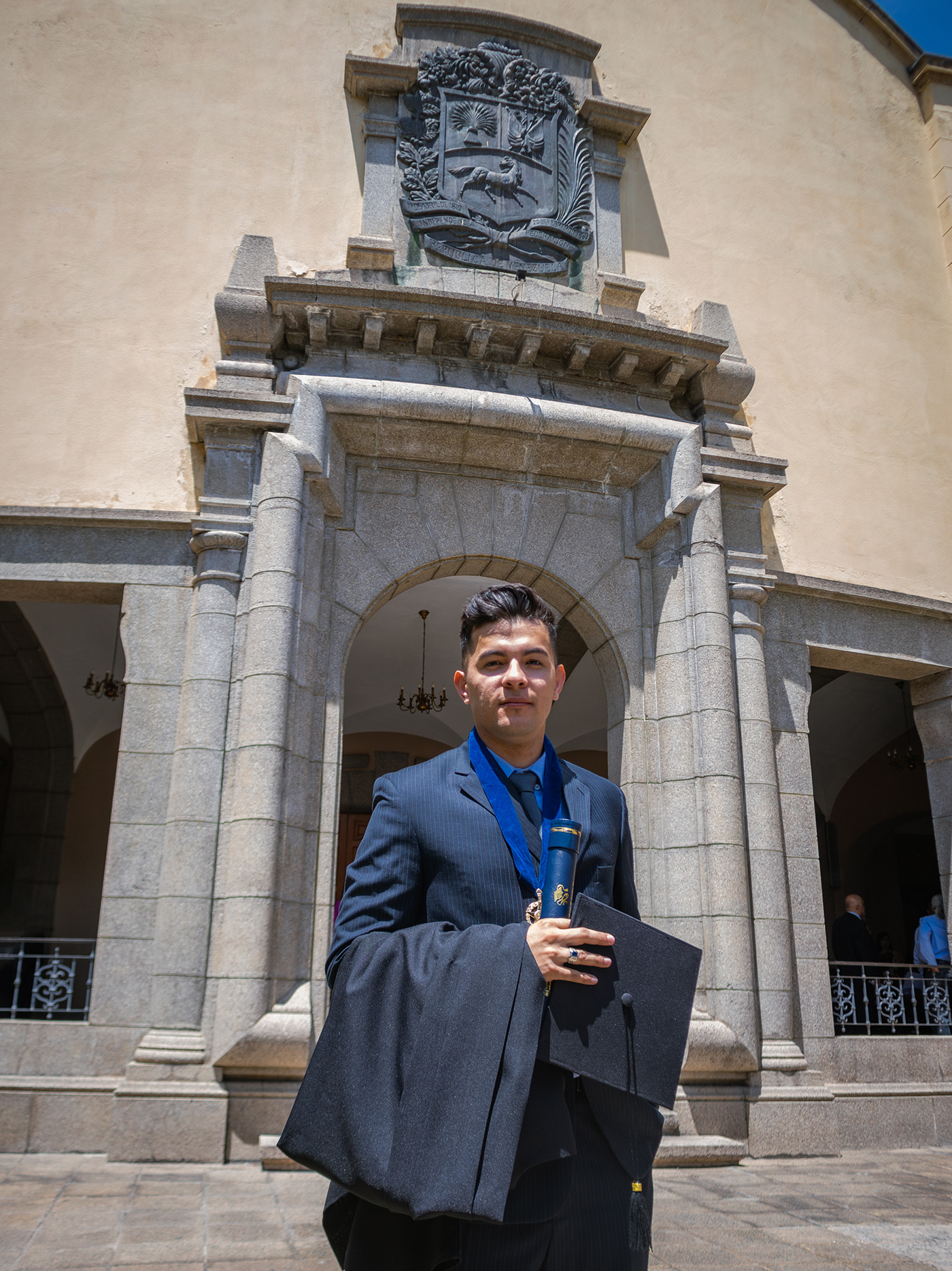 Photography  portrait man graduation University college ula mérida Grado Universidad de los Andes