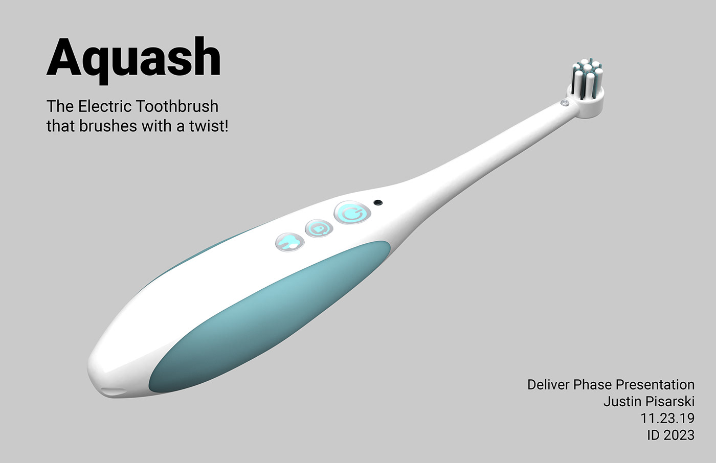 design electirc Foam models Prototyping research testing toothbrush