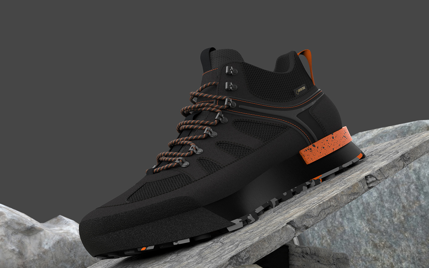 3D design footwear hiking products rendering shoes sneakers sports Sustainable