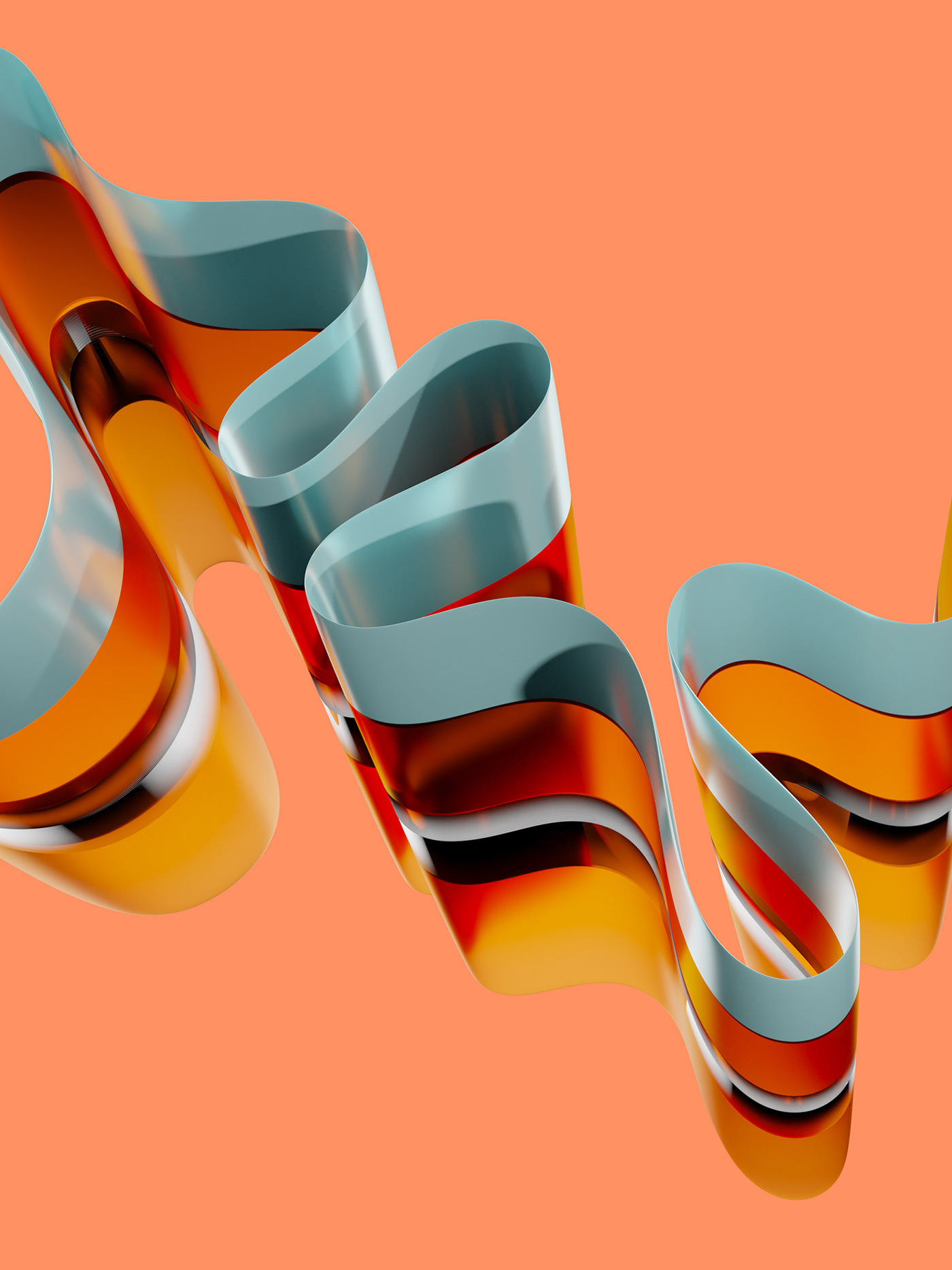 abstract Digital Art  concept design 3D wallpaper blender Render CGI modern