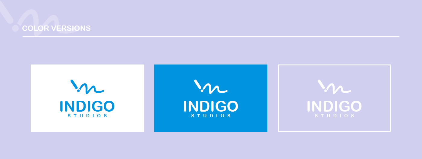 Advertising  art brand identity branding  brush business card Indigo Logo Design paint studio