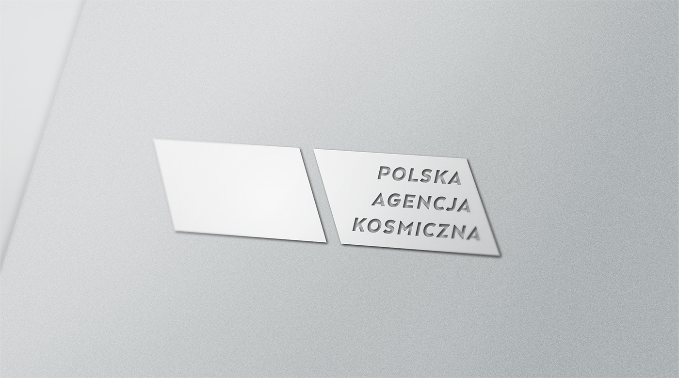polska agencja kosmiczna Polish Space Agency polsa pak logo kosmos Space  identity rhombus