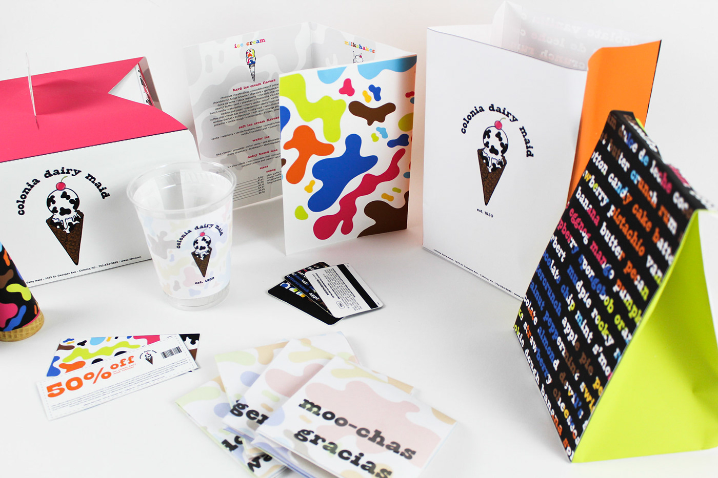 branding  brandingassets icecream logo logodesign Packaging Rebrand restaurant typography  
