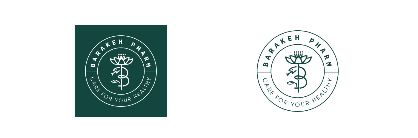 branding  emblem logo Logotype pharmacy Pharme snake symbol typography  