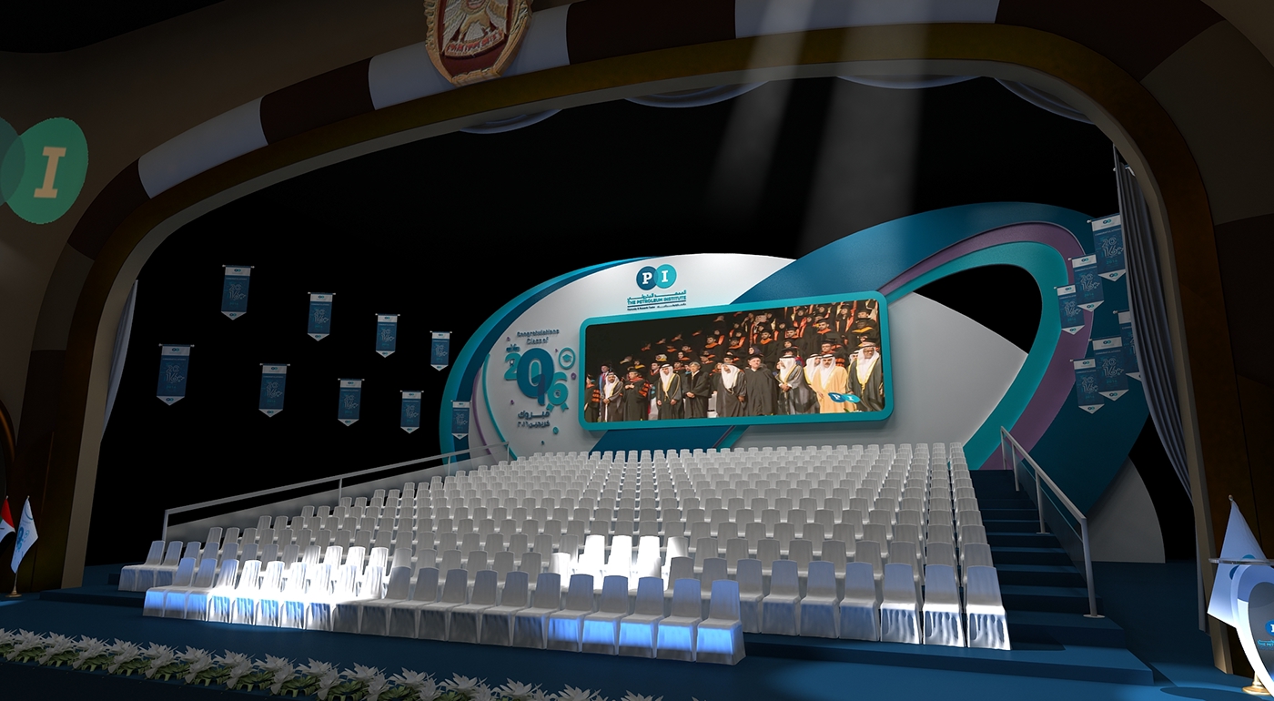 Events Petroleum Institute graduation ceremony success UAE Stage The Emirates Palace auditorium