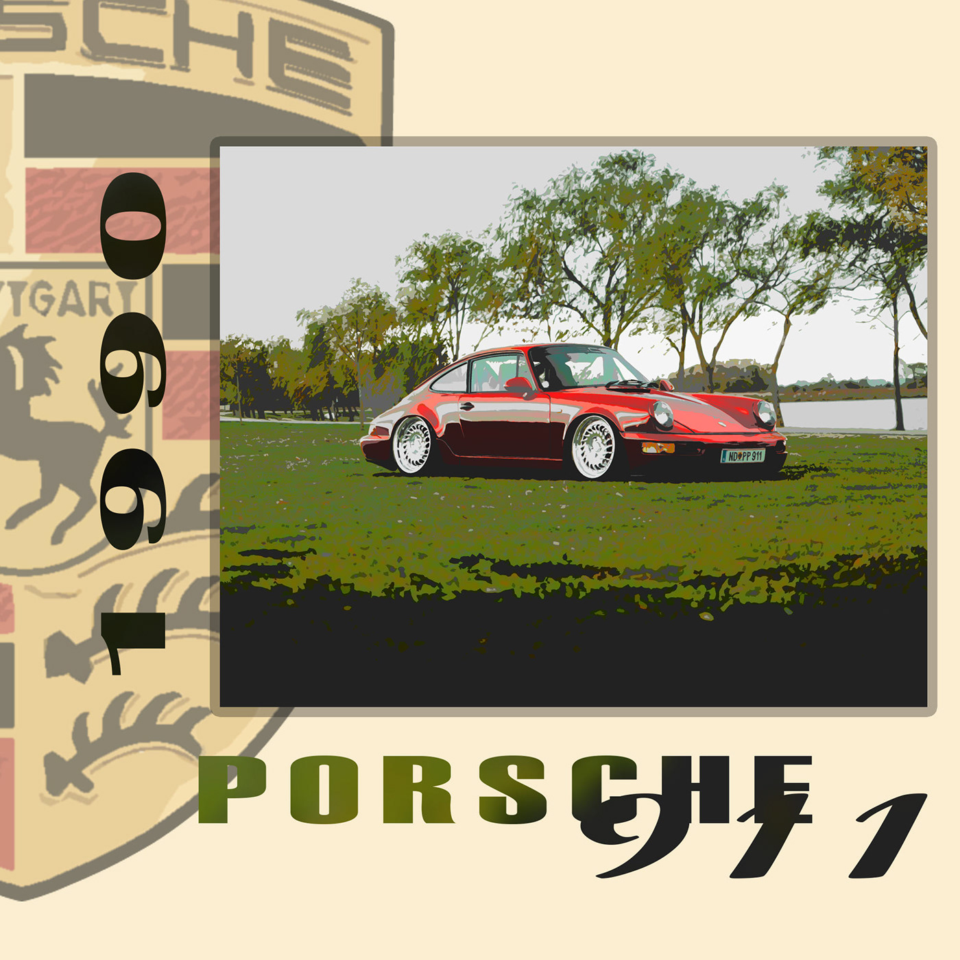 600d car classıc lamborghını mıura Porsche poster seat