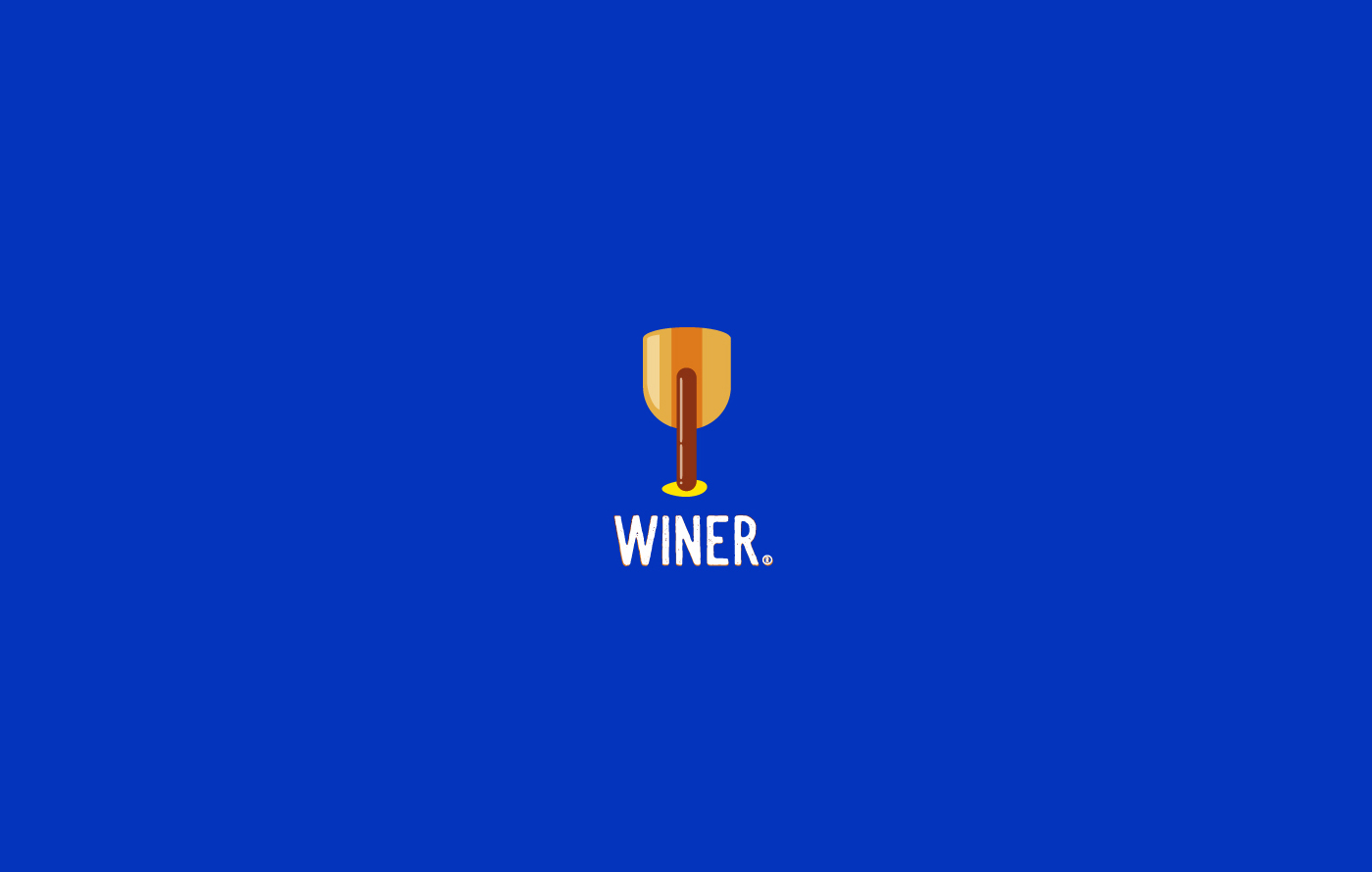 logo wine Fun play branding  graphics